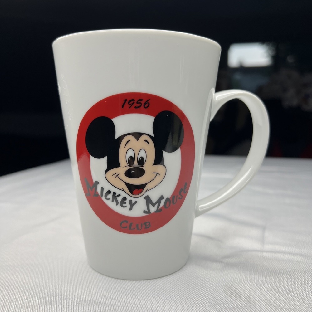Mickey Mouse Club Coffee Mug 1956 Reproduction Ceramic‎ Disney